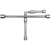 TRIZERATOP Radmutternschlüssel Radmutternschlüssel 17x19 / 21x23 klappbarer Radschlüssel, Radkreuz (komplett)