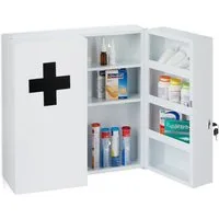 relaxdays Medizinschrank XXL in Weiß