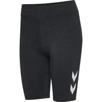 hummel Trainingstights HMLPULSE LOGO MW SHORT TIGHTS atmungsaktiv, mit Elasthan-Anteil, schnell trocknend
