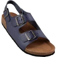 Biosoft Comfort & Easy Walk Biosoft Herren Sandalen Leder Optik Größe 43 - 47 LARS, Herrensandale Sandale