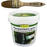 Schacht Klebefalle Raupenleim 1kg Eimer Baumschutz Insektenleim mit Pinsel, Raupenleim mit Pinsel Baum schonend