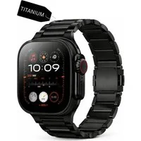 S&T Design Smartwatch-Armband Titanium Armband Titan für Apple Watch Magnetisch, Premium Titan Armband für Apple Watch Ultra 38/40/41/42/44/45/49mm