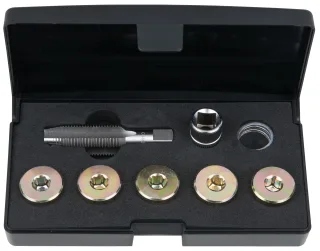 KS Tools Ölablassschrauben-Gewindereparatur-Satz, 12-tlg M17 x 1,5 - 150.4930