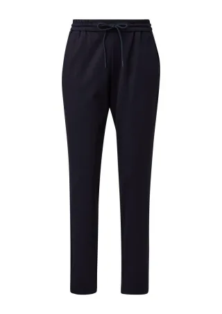 s.Oliver Red Label - Relaxed: Joggpant aus Interlockjersey blau - Gr. - 40
