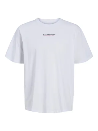 JACK&JONES - JJCITY PHOTOPRINT TEE SS CREW NECK JNR Bright White - Gr. - 176