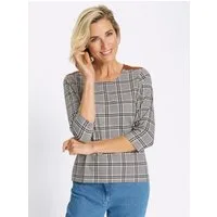 Sieh an! T-Shirt Rundhals-Shirt 3/4-Arm