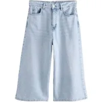 Next Caprijeans Verkürzte Palazzohose mit weitem Bein (1-tlg)