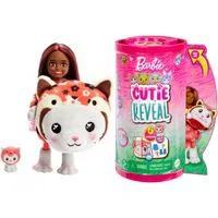 Barbie Cutie Reveal Chelsea Costume Cuties Serie - Kitty Red Panda, Puppe