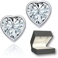 LOVENEST Ohrstecker-Set Herz Ohrringe Silber 925 Damen Ohrstecker kleine Herzohrringe