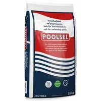 Zoutman Industries Poolpflege 6 x 25 kg POOLSEL Meersalz für Salzwasserpools, Hochreines Salz für Salzelektrolyse-Anlagen