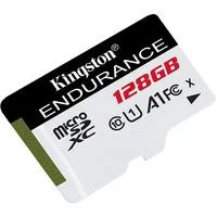 High Endurance 128 GB microSDXC, Speicherkarte weiß/schwarz, UHS-I U1, Class 10, A1