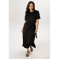 Aniston PLUS Maxikleid mit raffiniertem Bindeband