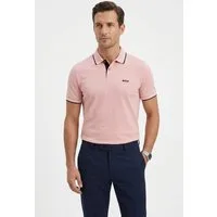 BOSS GREEN Poloshirt Paul Stretch-Baumwoll-Pique mit Polokragen