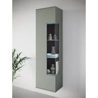 OTTO home Vitrine Kenia, stehend und hängend, Türanschlag wechselbar (1-St) Vitrineschrank mit Glastüren 160 cm Höhe