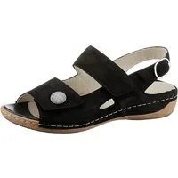 Waldläufer HELIETT Riemchensandale, Sommerschuh, Sandalette, Keilabsatz, mit Wechselfußbett, H-Weite