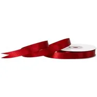 Creativery Satinband, Satinband 12mm x 25m Rolle Bordeaux