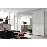 rauch Schwebetürenschrank Kleiderschrank Schrank Garderobe Wäscheschrank Ankleide KULMBACH (Breiten 271/360 cm Höhen 210/230 cm) inkl. Schubkasteneinsatz und extra Einlegeböden MADE IN GERMANY