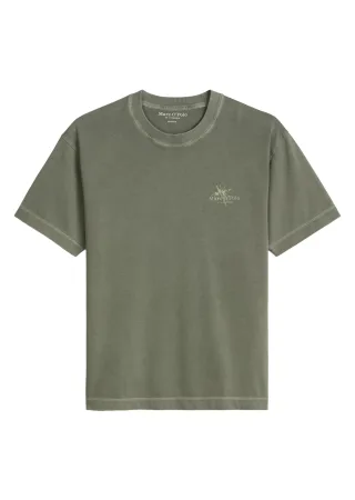 Marc OPolo Casual - T-Shirt im Washed-Look grün - Gr. - L