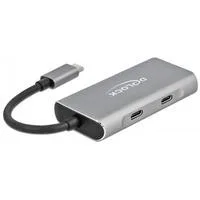 Externer USB 3.2 Gen 2 USB Type-C Hub, USB-Hub grau, USB-C