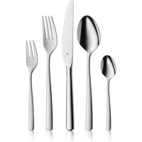 WMF Besteck-Set Boston in edler Optik, ergonomische Haptik, Messer mit Wellenschliff (60-tlg), 12 Personen, Cromargan® Edelstahl Rostfrei 18/10, optimale Schärfe, rostfrei, edel, hochwertiger Besteckkasten