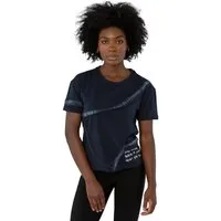 Gio Milano Kurzarmshirt G30-1115 mit Kettendetail und Sprühung