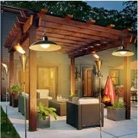 Sunicol LED Solarleuchte 1 Solar panel und 2 Lampe, energiesparend, dimmbar mit Fernbedienung, LED Solarleuchte, LEDs, Warmes Weiß, Weiß, IP65 Wasserdicht