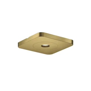 hansgrohe Axor Citterio C Deckenrosette 28802990 120/120 softsquare, Polished Gold Optic