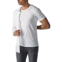 Mey Unterziehshirt Dry Cotton Functional Kurzarm, Rundhals-Ausschnitt, Single Jersey, mit extra-langem Rücken