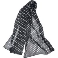MayTree Modeschal leichter Chiffonschal Damen Polka Dot 50x150cm, (Stück, 1-St)