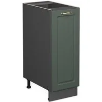 Vicco Apothekerschrank Fame-Line, Grün-Gold Landhaus/Anthrazit, 30 cm ohne Arbeitsplatte (1-St)