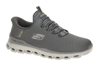 Skechers 233010 CHAR Herren Slip-On Sneakers Grau/Charcoal Air Cooled Memory ...