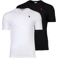 U.S. Polo Assn. T-Shirt Herren T-Shirt 2er Pack Baumwolle (Packung, 2er Pack)