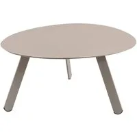 Lesli Living Beistelltisch Beistelltisch Balkontisch Tiki 74x60x35,5cm grau Metall