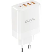 Dudao A5HEU USB-Ladegerät (3000 mA, Einzelladegerät, Einzelladegerät, Ladegerät 20W mit 3x USB-A & 1x USB-C)