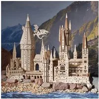 UGEARS Modellbausatz Schloss Hogwarts Harry Potter aus Holz, (402-tlg)