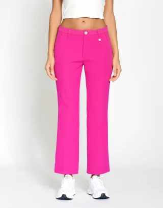GANG Damen Hosen 94CINZIA KICK - kickflared fit Hose fuchsia