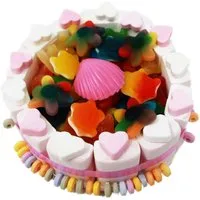 Fruchtgummi Bären & Co. Süßigkeit, Fruchtgummi Geburtstagstorte Happy Birthday Geschenkidee Mädchen 550g