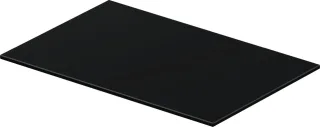 Duravit DuraSquare Glaseinleger Schwarz 970x380x8 mm - 0099658400 99658400