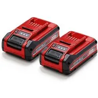 Einhell »PXC Plus Twinpack« Akku (2 St), 18 V, 3 Ah, universell verwendbar für alle Power X-Change Geräte