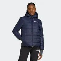 adidas TERREX Steppjacke W MT ESS P HO J wärmend durch Climawarm Technologie, mit Kapuze