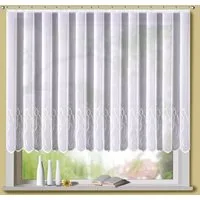 Stickereien Plauen Gardine Helena (1 St), Kräuselband, transparent, veredelt mit echter Plauener Spitze Stickerei