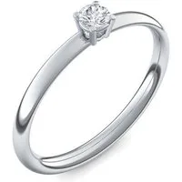 Amoonic Verlobungsring Damenring Silber 925 mit Zirkonia Silberring Geschenk Damen (inkl. Ringetui)