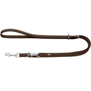 Hunter verstellbare Hundeführleine amalfi braun 1,5 cm