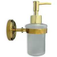 Belle Arti Seifenspender Seifenspender Messing Verona, (Halterung aus Messing, Pumpspender, 2er SET), Pumpspender Flüssigseifenspender Spender Bad gold nachfüllbar rostfrei