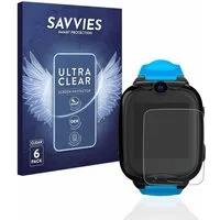 Savvies Displayschutzfolie Schutzfolie für Xplora XGO2, 6 Stück, Displayschutz Schutz Folie Klar Transparent