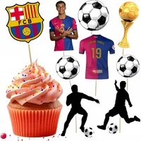 PartyPal, Topper Topper für Torte, FC Barcelona Yamal, 10 Figuren