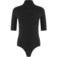 Evoni Body Damen Kurzarmbody ellenbogenlange Ärmel