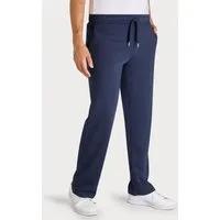 John Devin Sweathose - Jogginghose aus innen angerauter Sweatware mit breiter Kordel und seitlichen Taschen
