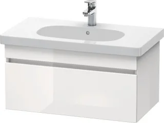 Duravit DuraStyle Waschtischunterbau wandhängend Weiß Hochglanz 800x453x398 mm - DS638402222 DS638402222