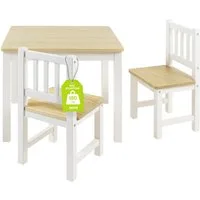 BOMI Kindersitzgruppe Holzsitzgruppe Amy, (Set, 3-tlg., oder 5 tlg. erhältlich), Kindertischgruppe, Tisch & Stühle Kinderzimmer, als Spiel- & Maltisch